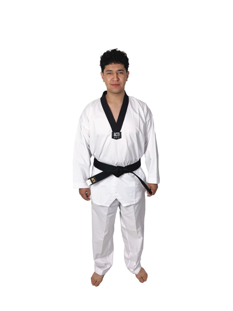 DOBOK PREMIER III BÁSICO CUELLO NEGRO  (FIGHTER)