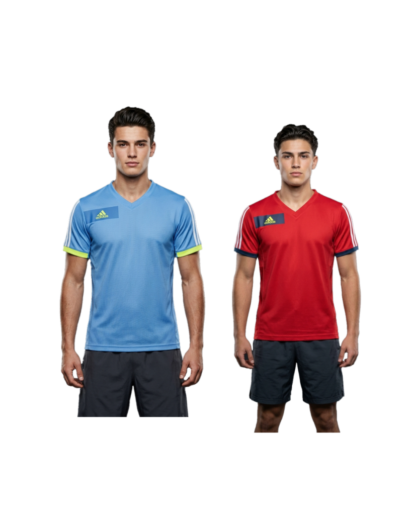 Conjunto infantil adidas (incluye 2 playeras y una bermuda)