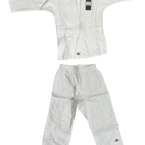 JUDOGUI ADIDAS J500 BLANCO CON FRANJAS NEGRAS