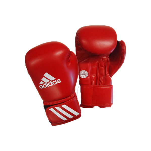 Guantes de box amateur aiba rojo de piel