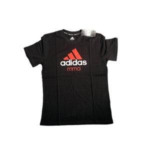 Camiseta MMA negra/naranja