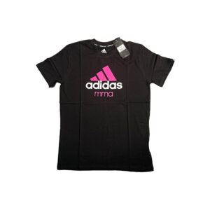 Camiseta MMA negro/rosa