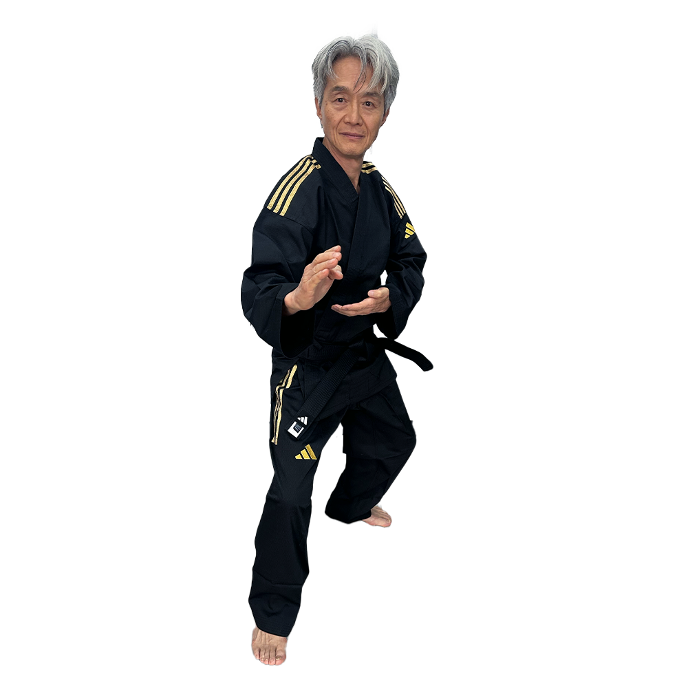 Adi-champion negro/oro 3 franjas